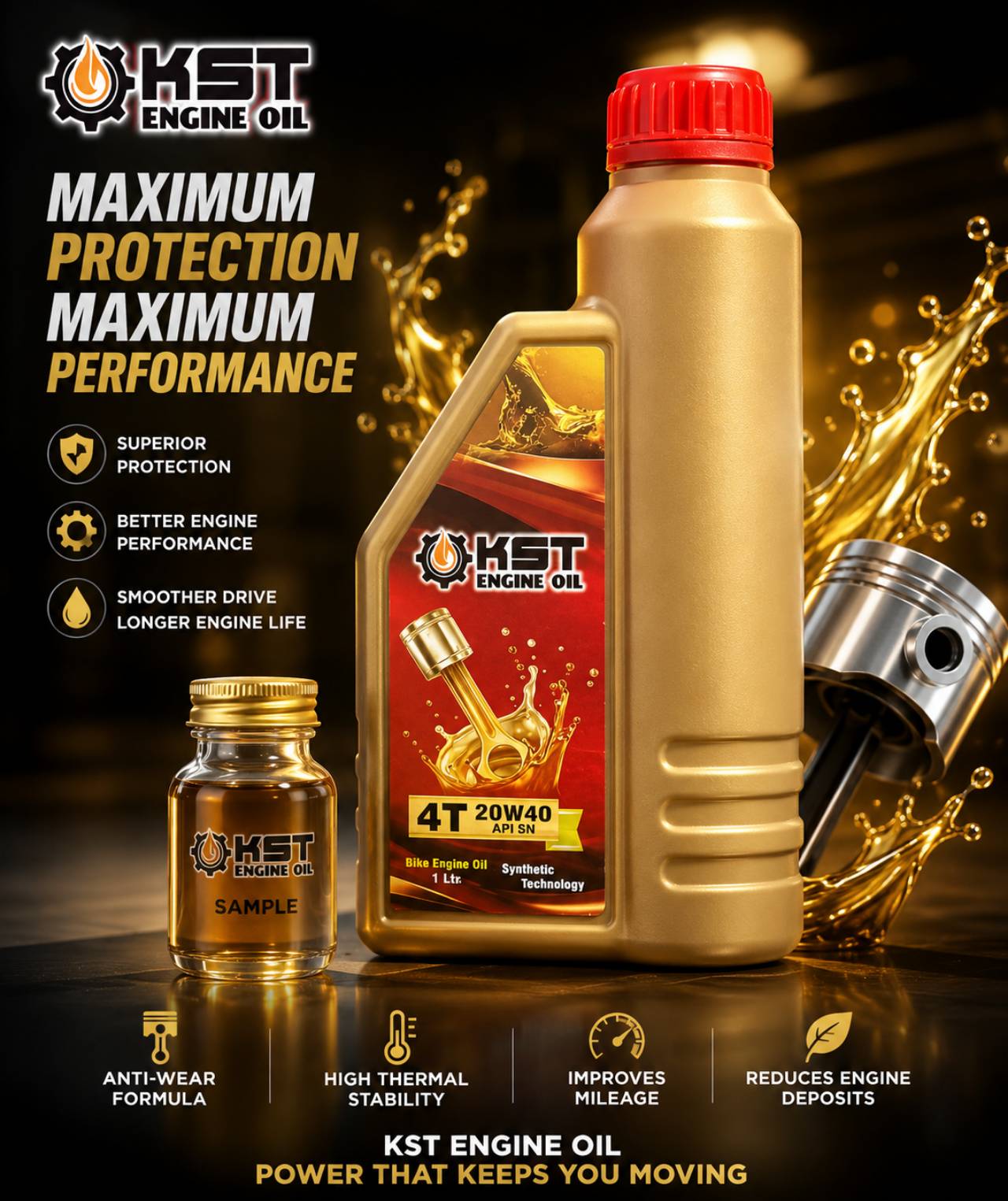 KST engine oil