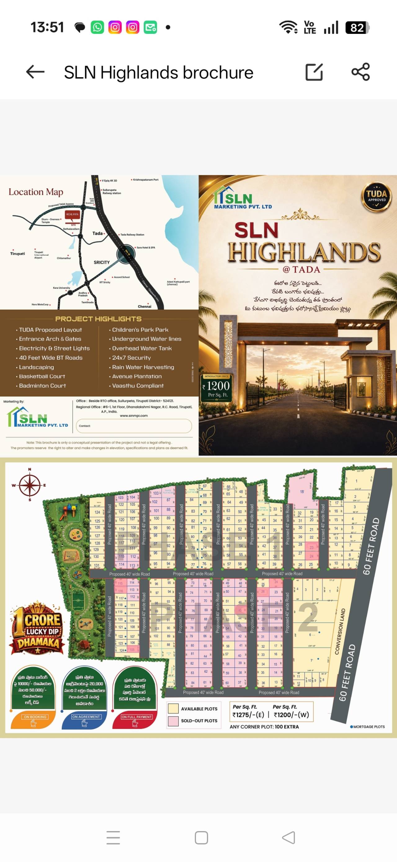 Sricity Tada Open Plots