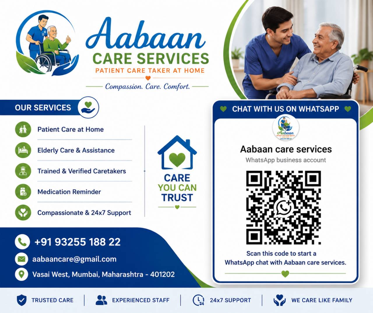 aabaan patient care taker services vasai .w